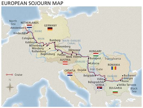 Viking European Sojourn cruise on the Rhine and Danube rivers. River ...