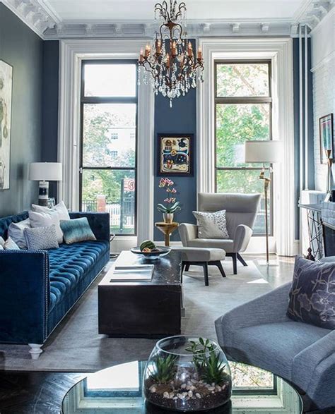 10+ Blue Grey Living Room Ideas – DECOOMO