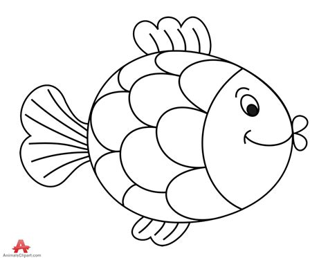 Fish outline comic outline of fish free clipart clipartfest - WikiClipArt