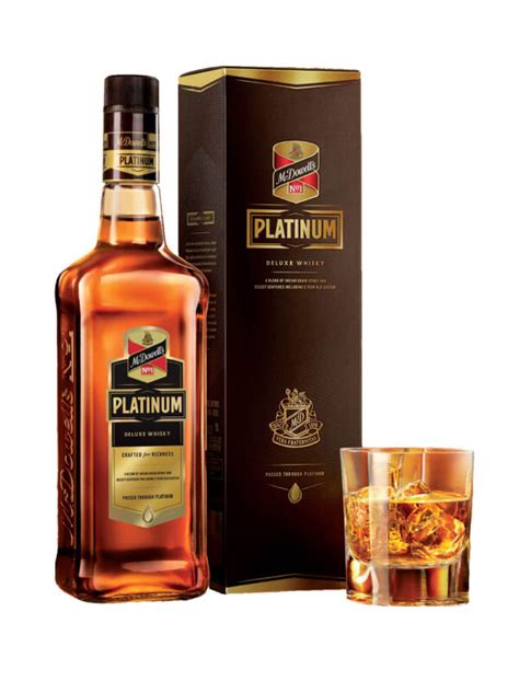 MCDOWELL'S NO.1 PLATINUM RARE WHISKY 100% PREMIUM GRAIN (180 ml)