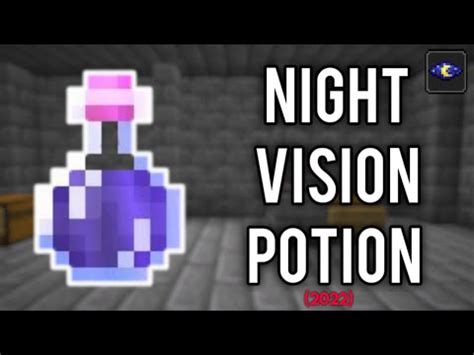 How to make Night Vision potion in Minecraft 1.18+ Bedrock/PE/Java ...