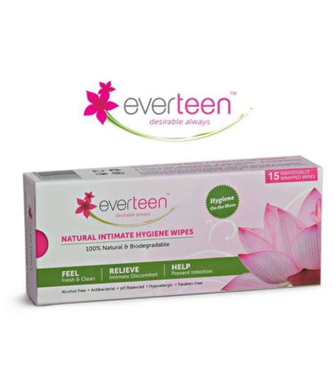 Everteen Feminine Hygiene Wipes- 4 Packs 60 Intimate Wipes: Buy ...