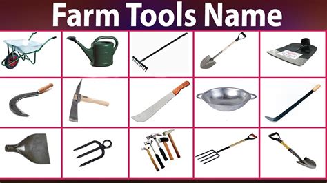 Garden Tools Names And Uses