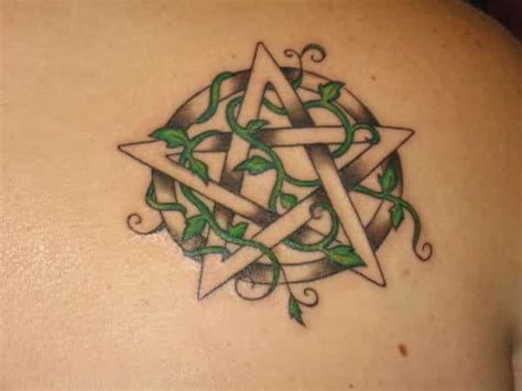 11 Protective Pentagram Tattoo Designs | Pentagram tattoo, Wiccan ...