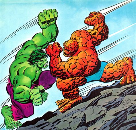 Hulk vs the Thing - Comic Art Community GALLERY OF COMIC ART