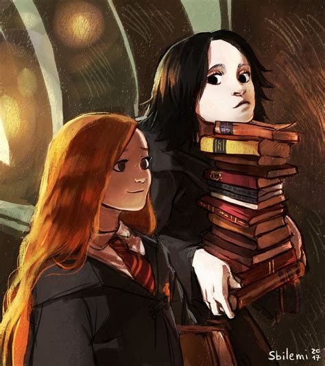 Lily and Severus | Harry potter illustrations, Harry potter anime ...