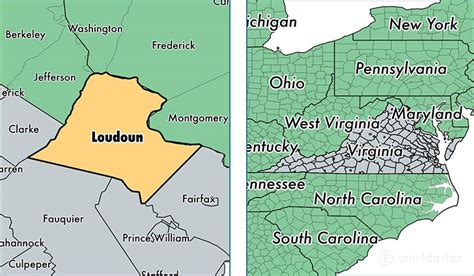 Loudoun County Map Va - Cities And Towns Map