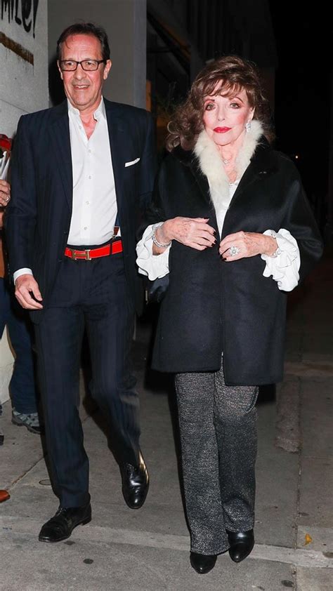 Joan Collins & Husband On Dinner Date In Hollywood: Photos – Hollywood Life