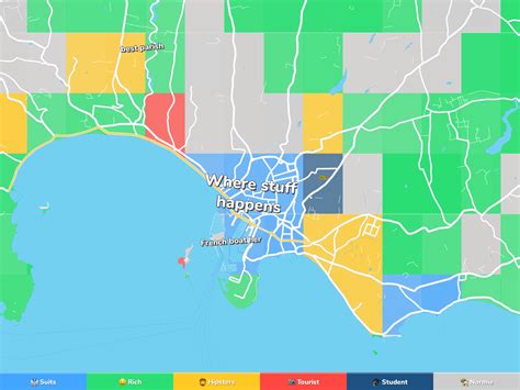 Saint Helier Neighborhood Map