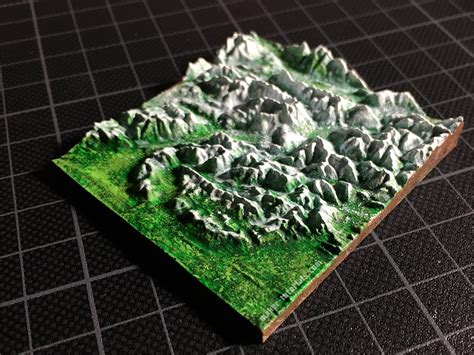 3D-Printed Topographical Maps Made from Google Maps, Terrain2STL ...