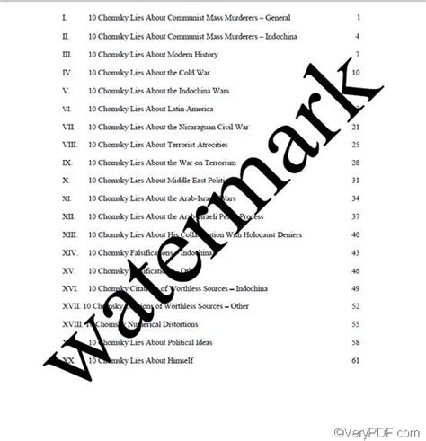 How to set the watermark font and print PDF via command line? | VeryPDF ...