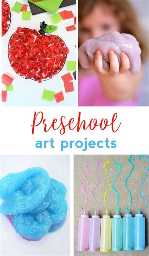 PRESCHOOL ART PROJECTS {EASY CRAFT IDEAS FOR KIDS}