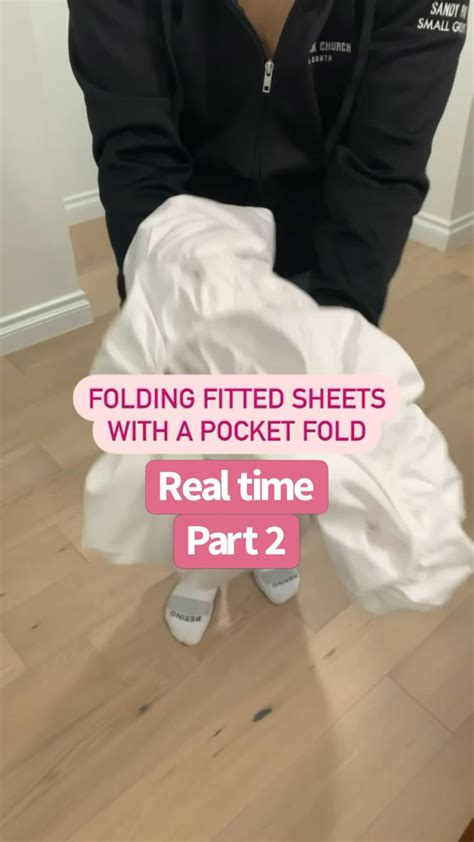 Folding fitted sheet how to diy real time part 2 organization hack ...