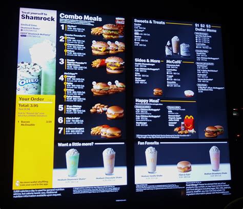 McDonald's menu board and price points in Seattle, WA area… | Flickr