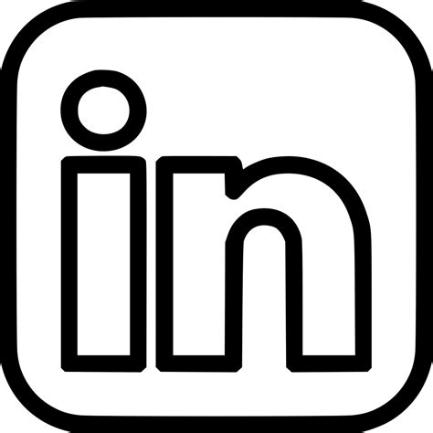 Linkedin Logo Black Transparent Png Facebook Logo Clipart Free | Images ...