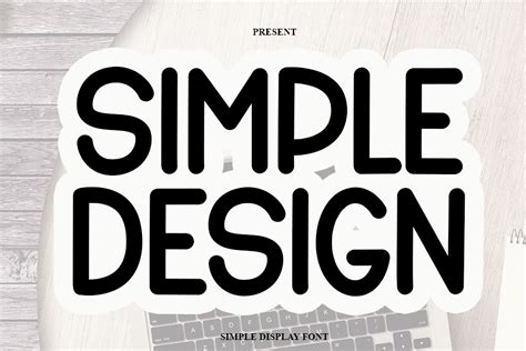 Simple Design Font by PAYJHOshop · Creative Fabrica