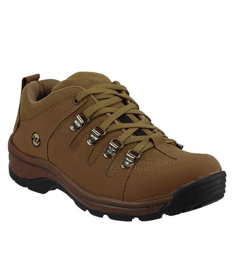 Foot Gear 24 Tan Outdoor Shoes Price in India- Buy Foot Gear 24 Tan ...