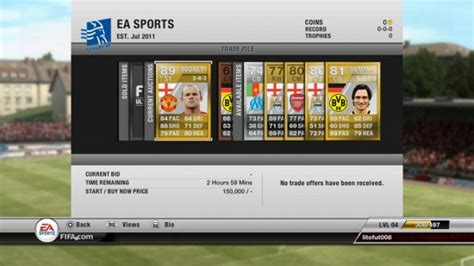 FIFA 12 Ultimate Team Screenshot - UltimateFIFA