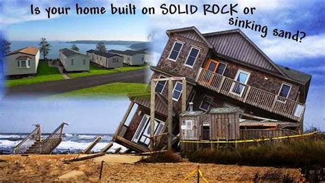 Is Your Home Built on Solid Rock or Sinking Sand? - My Peace Zone