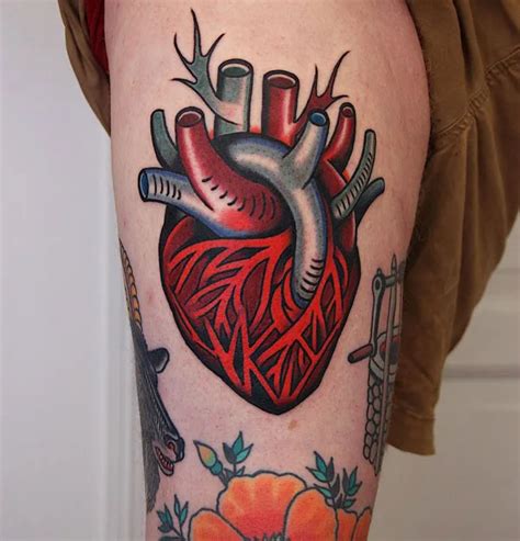 113 Anatomical Heart Tattoos That Reflect Your Emotions