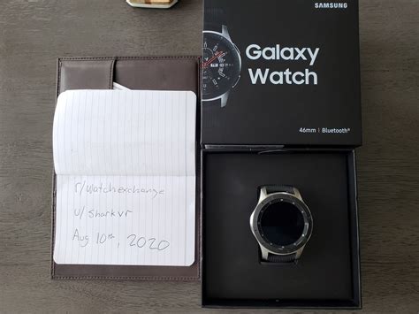 [WTS] Samsung Galaxy Watch 46mm Stainless Steel and Black w/box ...