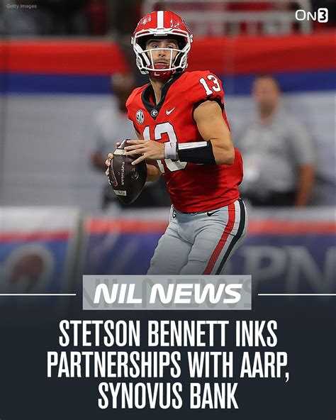 On3 NIL on Twitter: "Georgia quarterback Stetson Bennett has signed ...