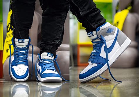 On-Foot Look At The Air Jordan 1 Retro High OG “True Blue” - Hype Sneaker