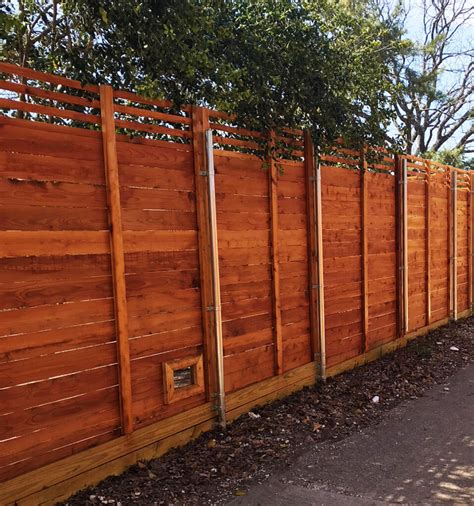 Horizontal Wood Fences | A Better Fence Company | Horizontal Fences