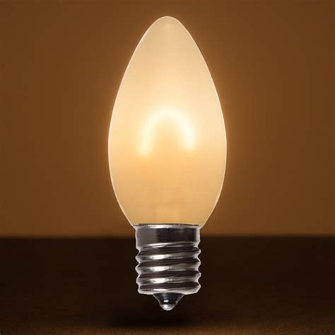 C9 Warm White Glass FlexFilament TM LED Vintage Christmas Light Bulb ...