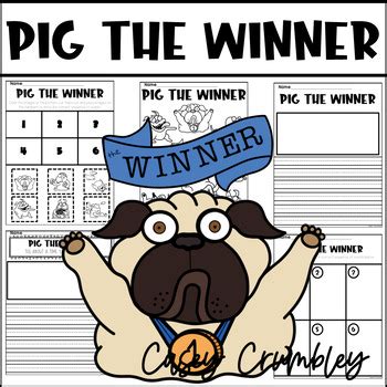 Pig the Winner Writing Sequencing Coloring Activity by Casey Crumbley