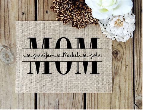 Custom Mom Sign – K and N Designs