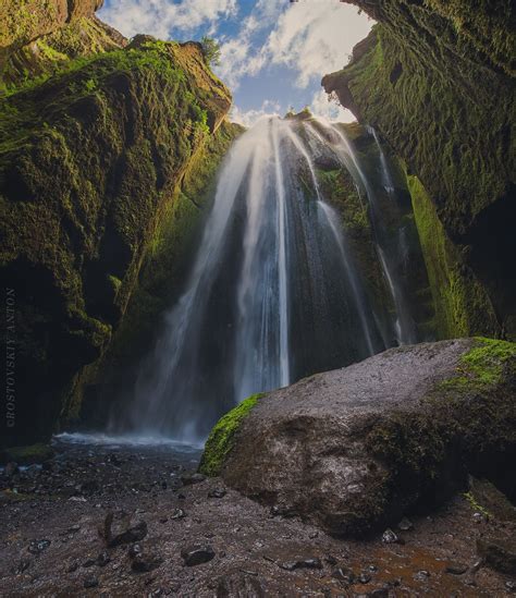 Gljufrafoss - a well hidden waterfall by Anton Rostovskiy on 500px ...