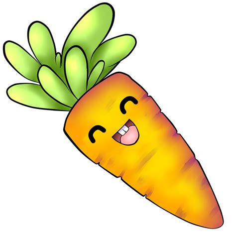 Kawaii Carrot by ChloeIsABunny on DeviantArt in 2024 | Carrot drawing ...