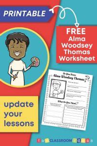 Free Alma Woodsey Thomas Worksheet - Level-Up Your Worksheets