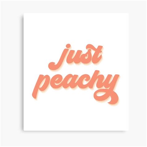 Just Peachy Wall Art | Redbubble