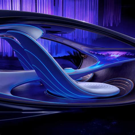 Mercedes-Benz VISION AVTR, A Futuristic Biometric Concept Vehicle ...