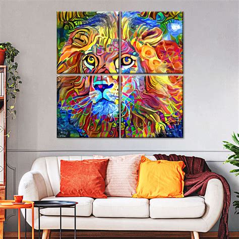 Abstract Lion Wall Art: Canvas Prints, Art Prints & Framed Canvas