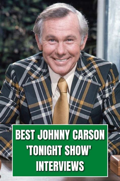 Johnny Carson interviews Late Night Talks, Johnny Carson, Tonight Show ...