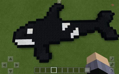 Cosmopolitan Animals Pixel Art - 🐬🐋Orca🐋🐬 | Minecraft Amino