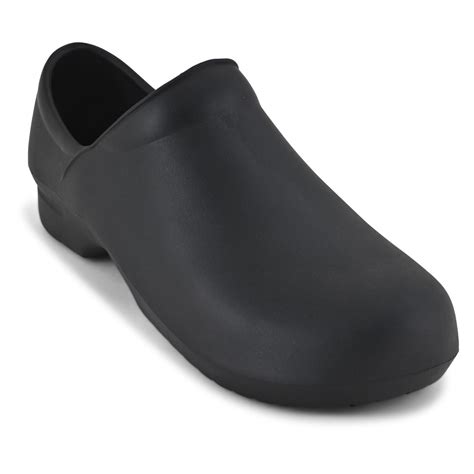 Clogs for Women Nursing Shoes Slip On Garden Shoes Black Full Size EVA ...