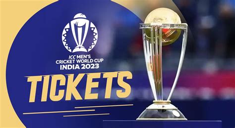 ICC ODI World Cup 2023 Tickets, All you need to know