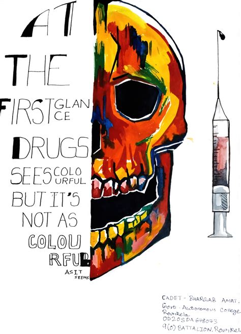 Drugs awareness painting – India NCC