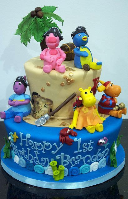 Backyardigans birthday cake Mini Pastries, Industrial Kids Decor, Box ...