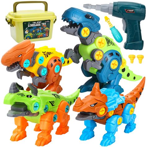 Dreamon Take Apart Dinosaur Toys for Kids Age 5-7 Year Old - Gifts Set ...