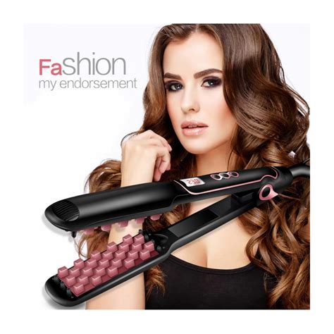 MakeCool - Hair Straightener Hot Comb Hair Volumizing Iron Brush Comb 2 ...