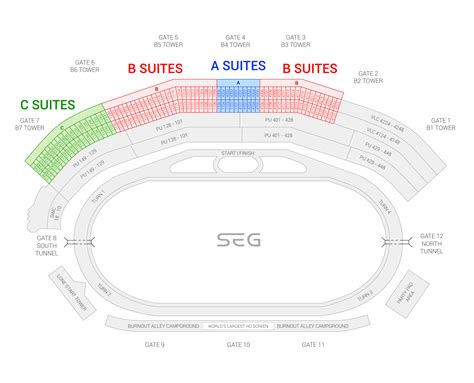 Richmond Raceway Seating Map