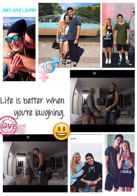 #Laurex there the cutest YouTube couple ever and I love watching Alex ...