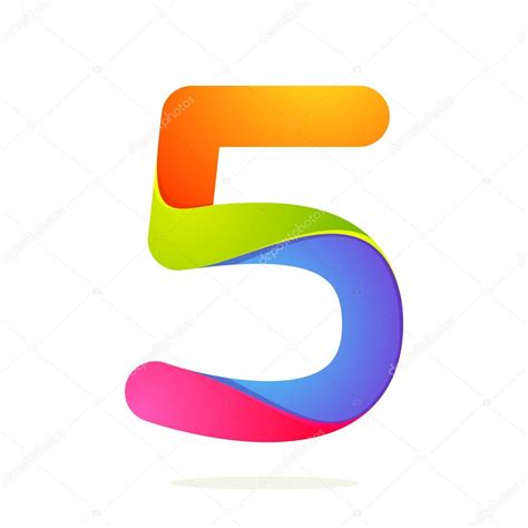 Number 5 design template Stock Vector by ©kaer_dstock 81300672