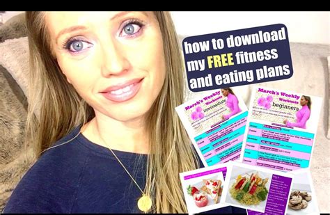 How To Download My Free Fitness and Eating Plans | Free workouts ...