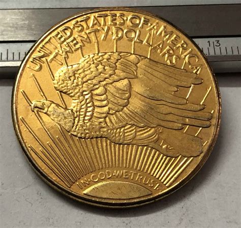 1908 United States Saint Gaudens $20 Twenty Dollars Gold Copy Coin